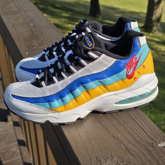 Nike Air Max 95 SZ Youth Women's Game Change White/Red GS